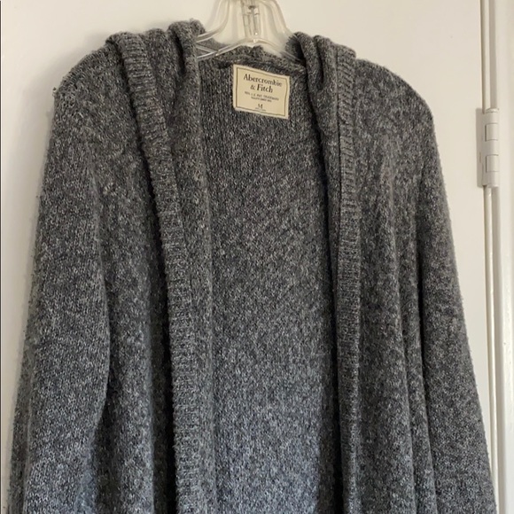 Abercrombie & Fitch Sweaters - Abercrombie& Fitch long grey open sweater cardigan